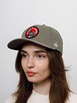 Бейсболка AMERICAN NEEDLE арт. SMU702A-GODZILLA Godzilla Hepcat (оливковый)